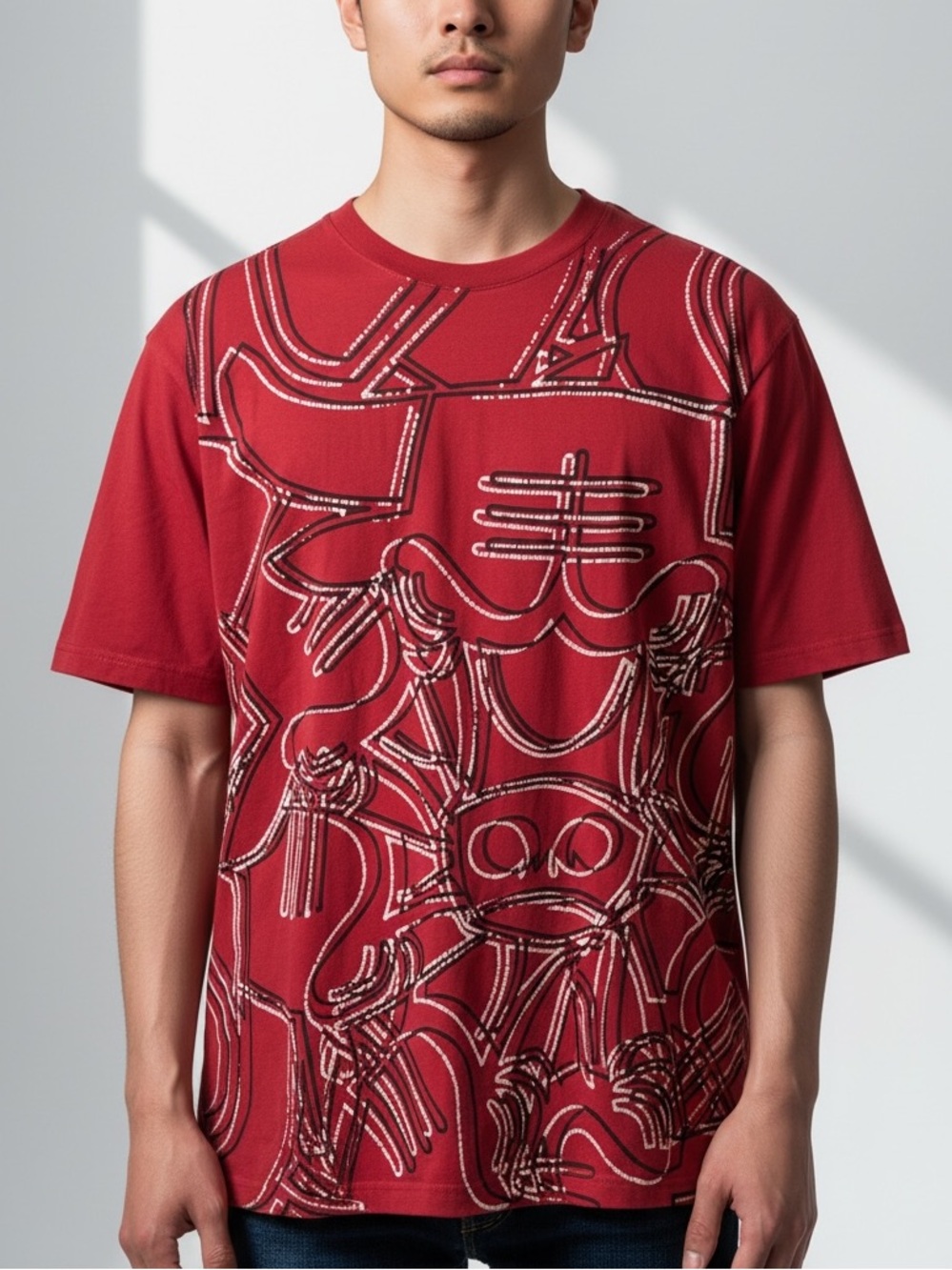 🧯{FINAL SALE} UNK NBA Chicago Bulls Abstract Graphic Tee